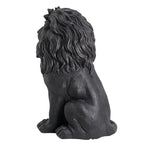 Elegant Sitting Lion Statue