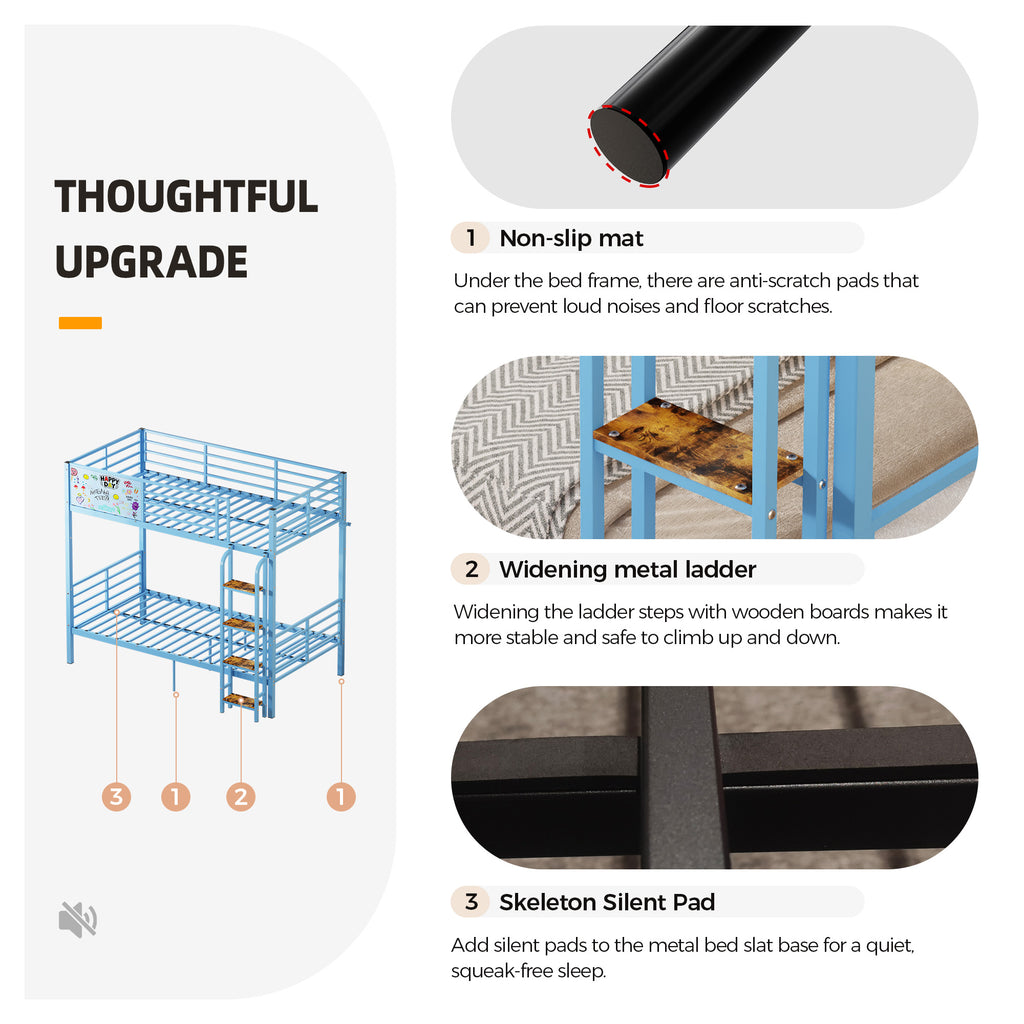 Metal Bunk Bed for Adults & Kids