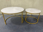 27.6in Nesting Coffee Table Set of 2