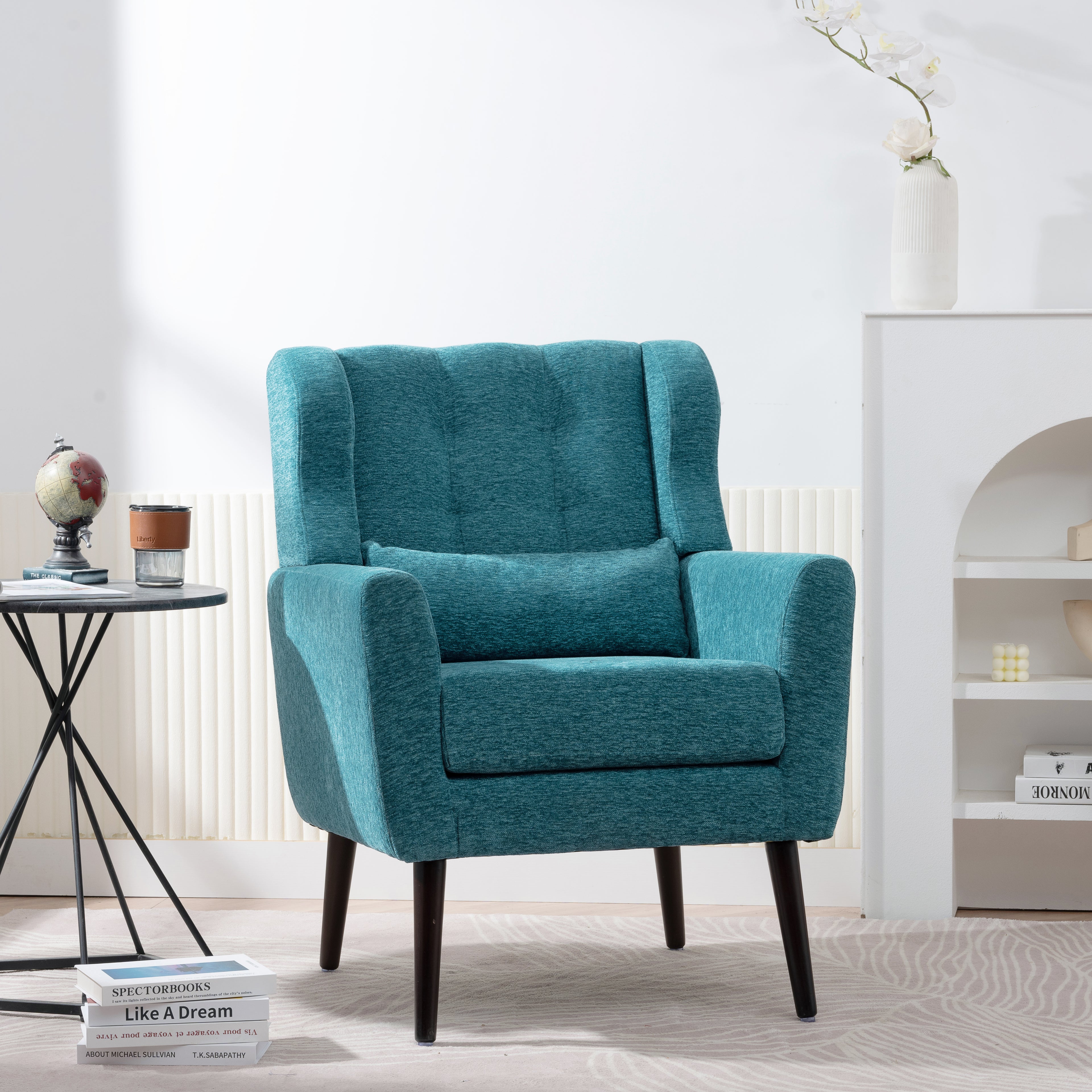 Modern Accent Chair Upholstered Foam Filled Living Room Chairs
