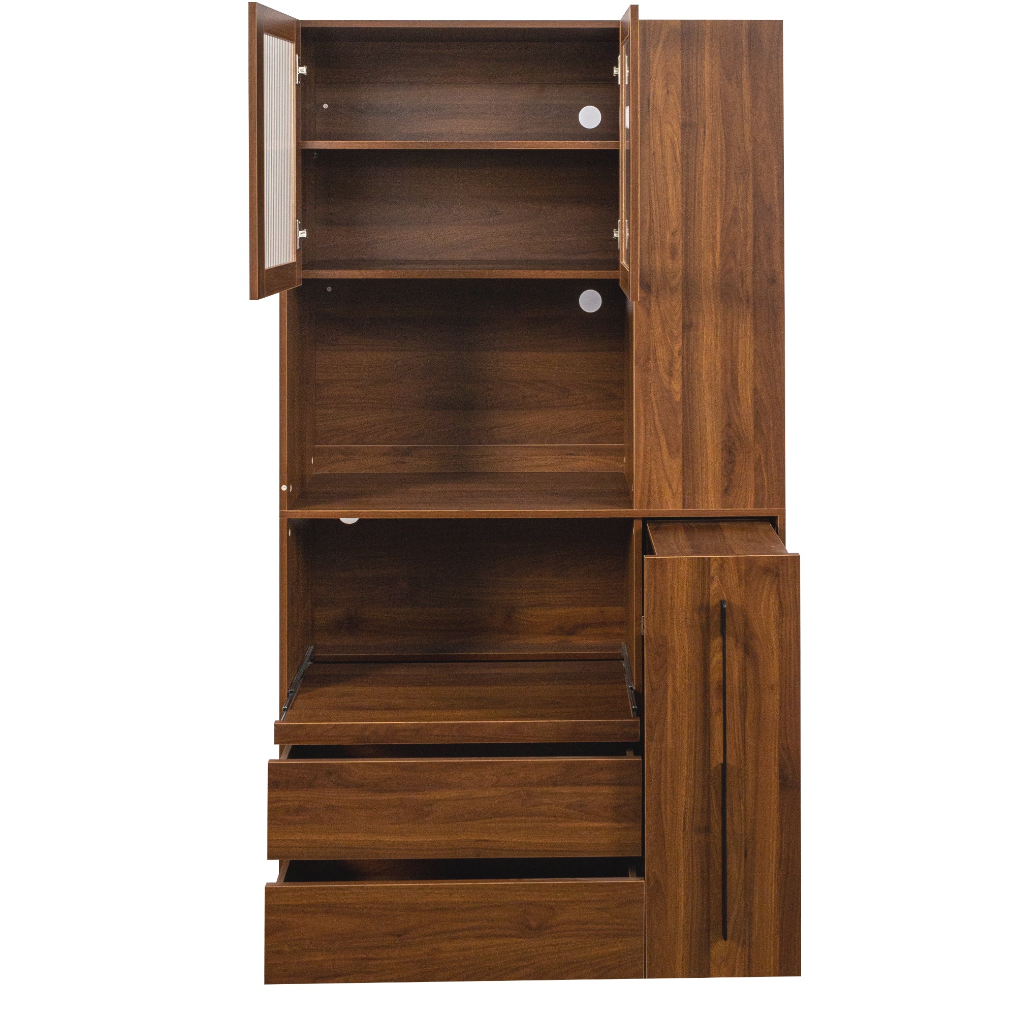 70.87" Tall Kitchen Pantry Cabinet