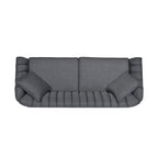 Contemporary 3-Seater Sofa with Accent Pillows