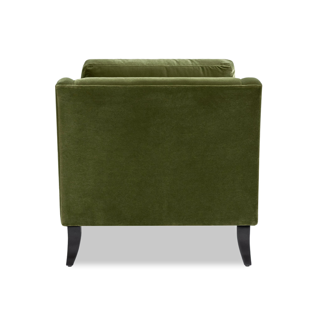 Josephine 60" Upholstered Chaise Lounge, Olive