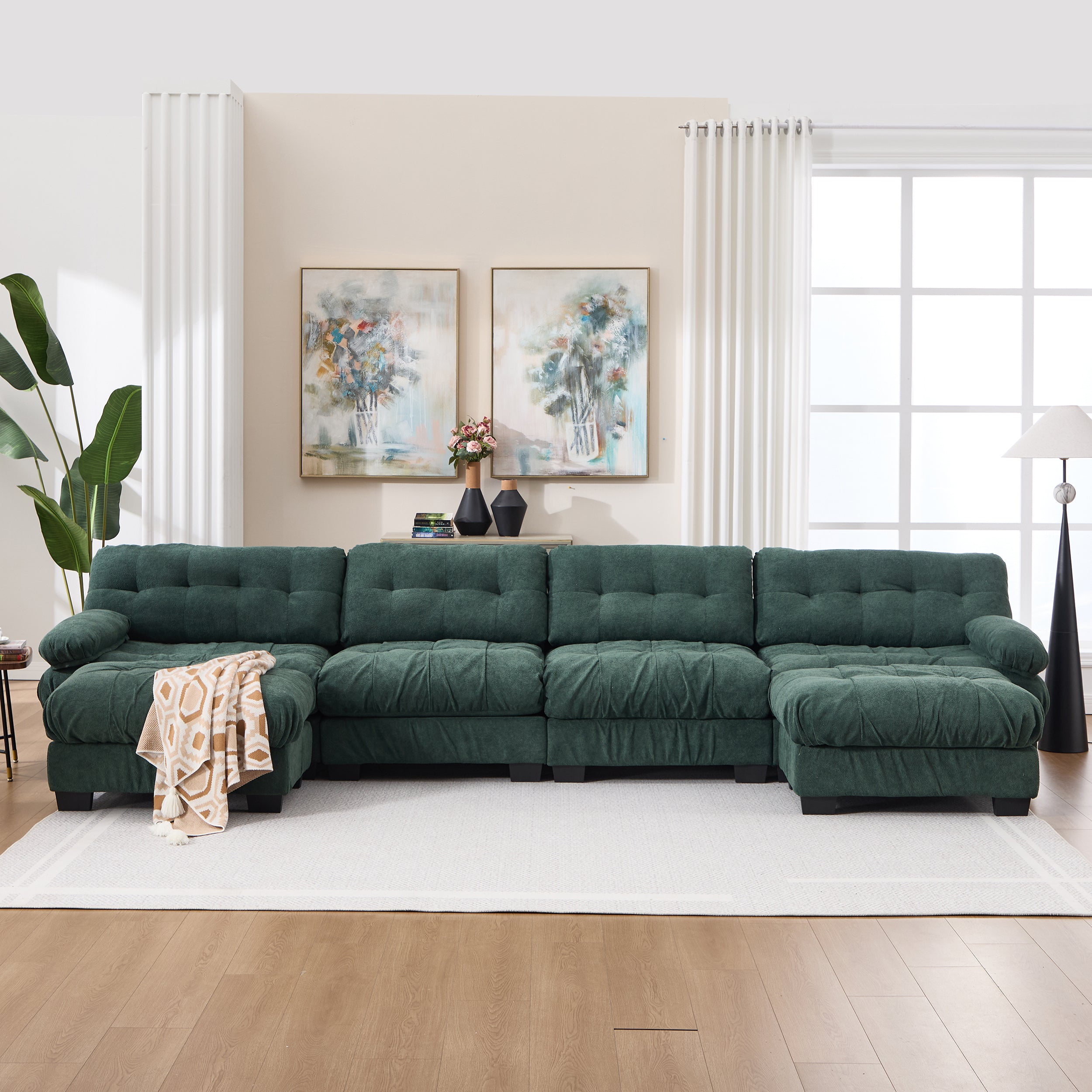 U Shaped Couch Modular Sectional Sofa