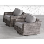 Elegant Fully Assembled Swivel Patio Chair