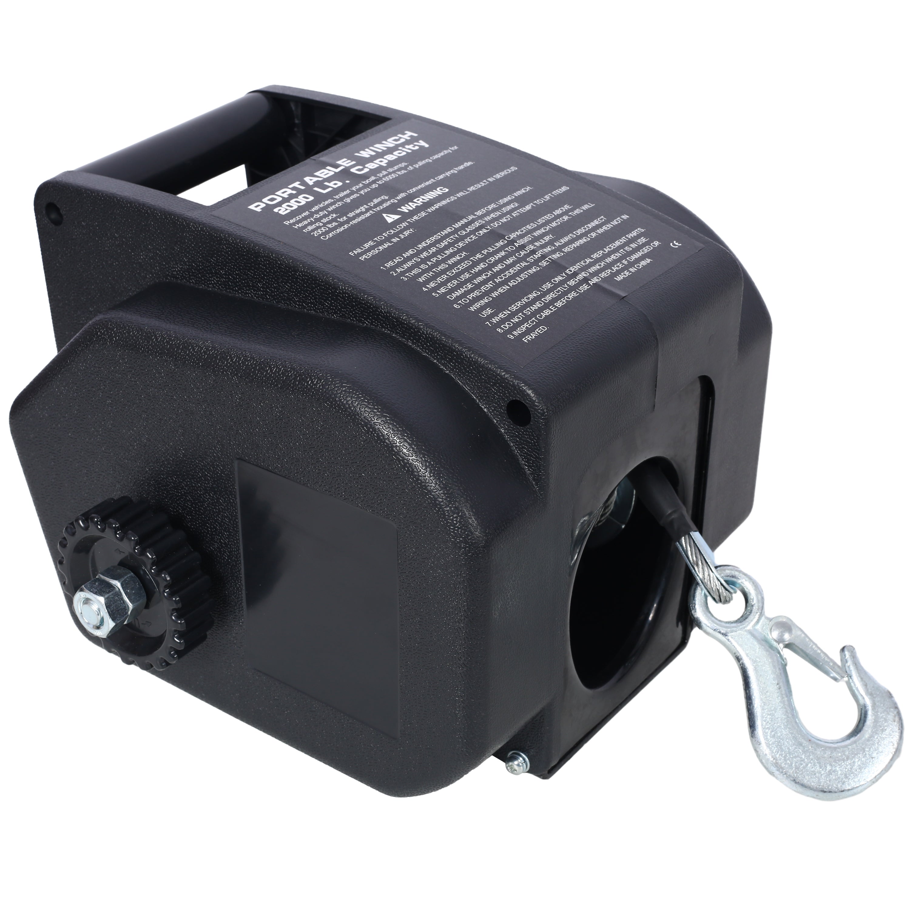 12V 2000lbs Electric Trailer Winch