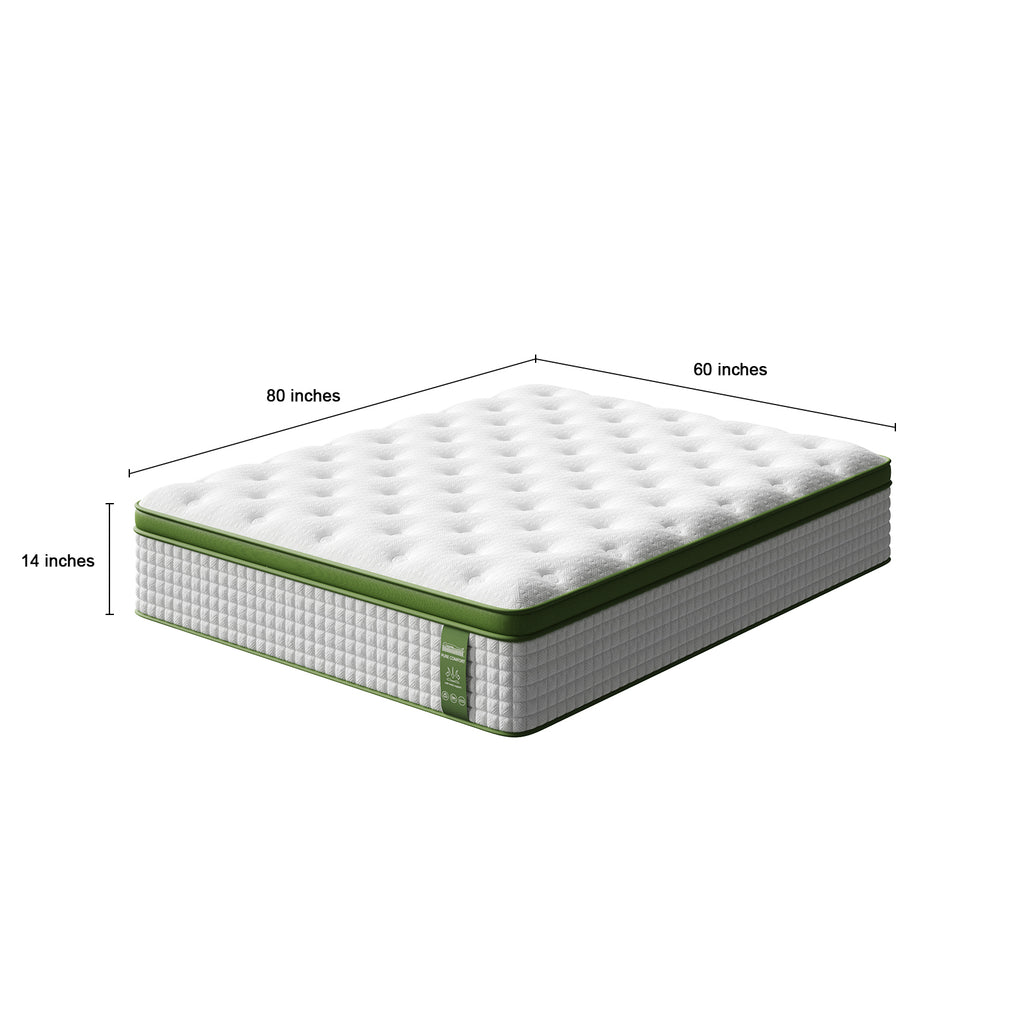 14 Inch Queen Size Hybrid Mattress in a Box