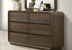 Mid-Century Flair Rounded Edges Dresser