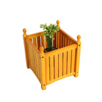 Wood Outdoor Square Wooden Flower and Herb Pot