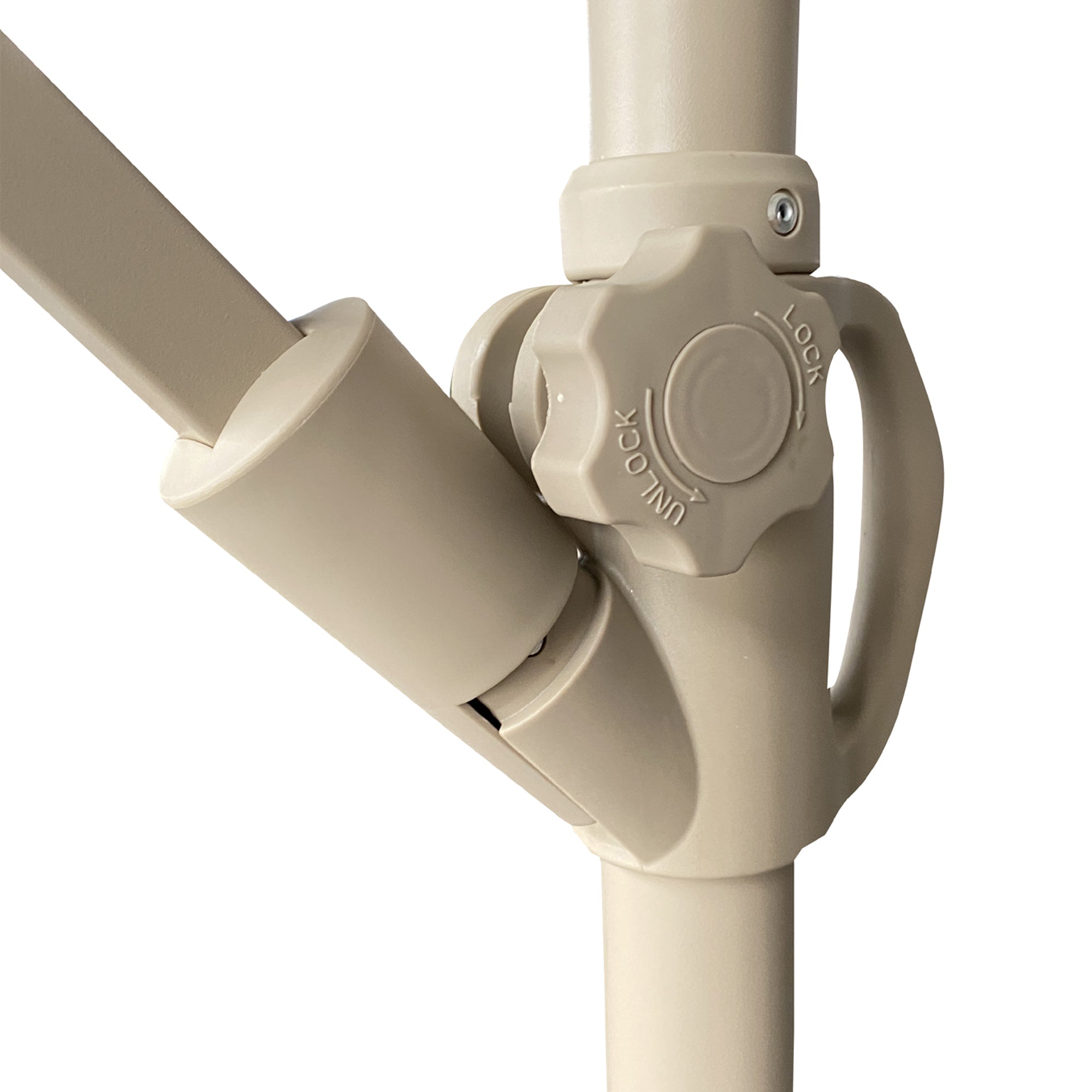 10ft Offset Patio Umbrella - Beige