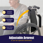 Aluminum Alloy Transport Wheelchair