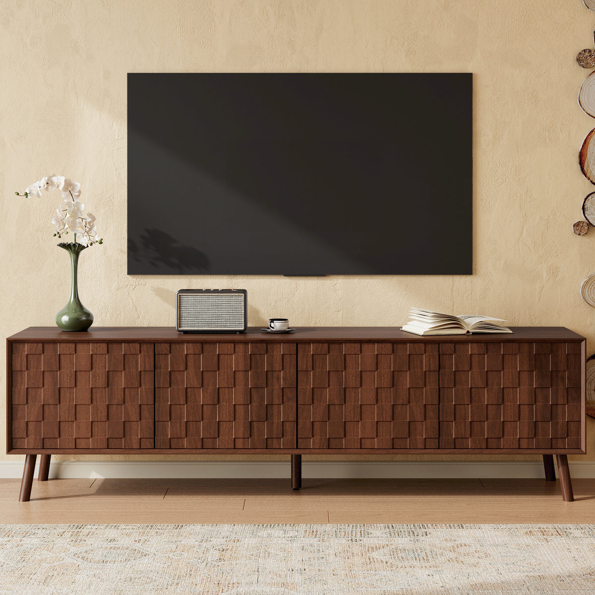70-Inch Modern TV Stand for TVs up to 80 Inches