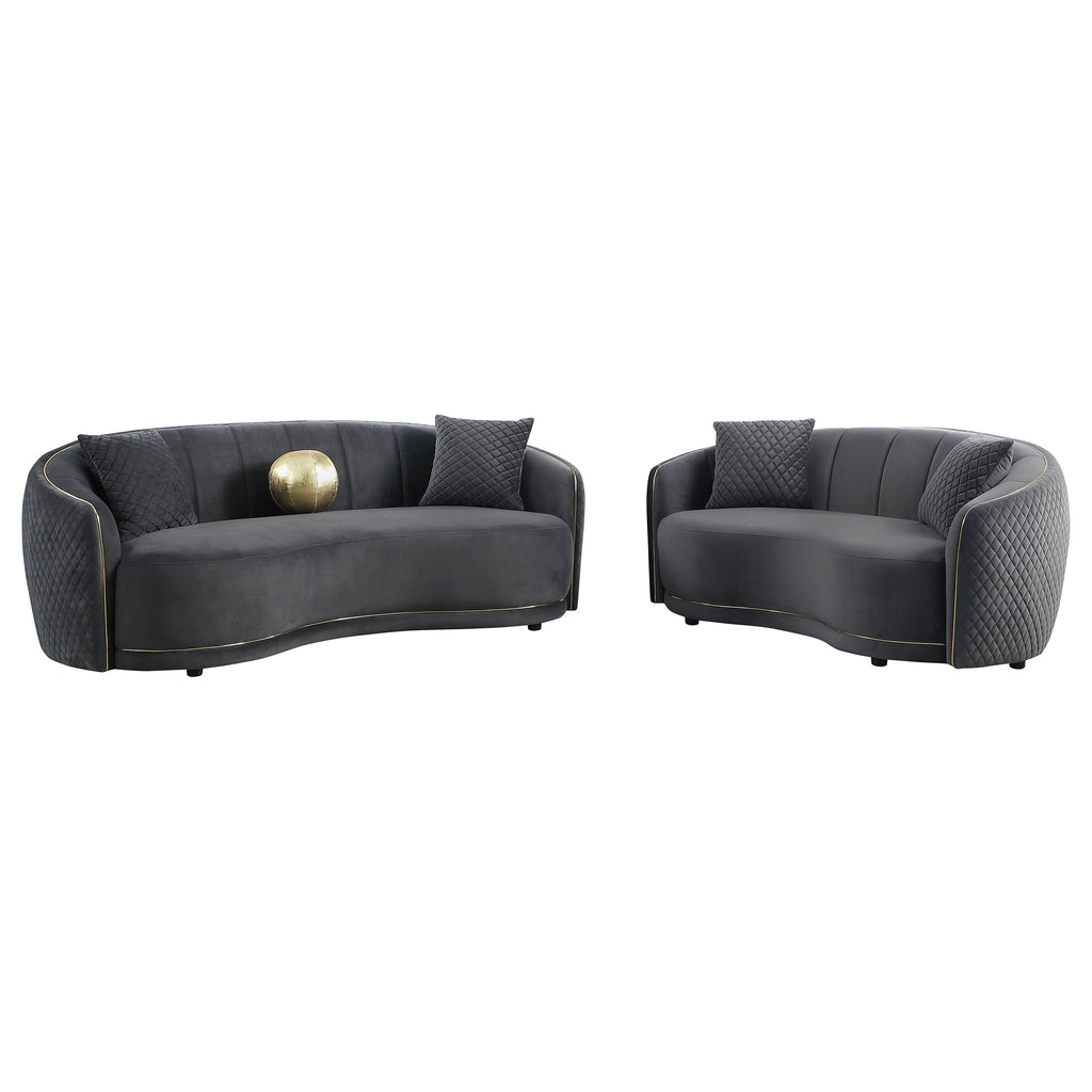 Luxe Dark Sofa