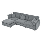 Modern Home Living Room L-Shaped Sectional Sofa
