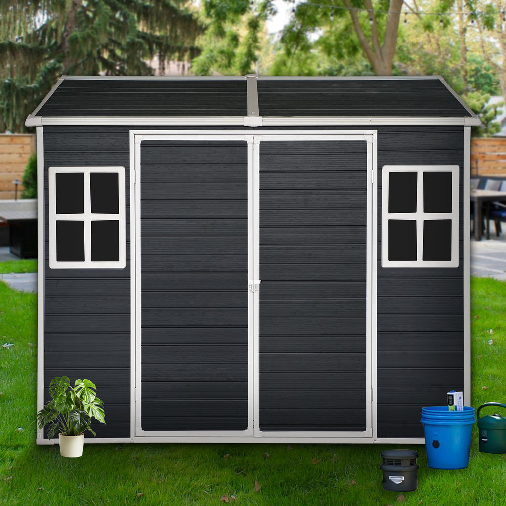8x4ft Outdoor Resin Garden Shed