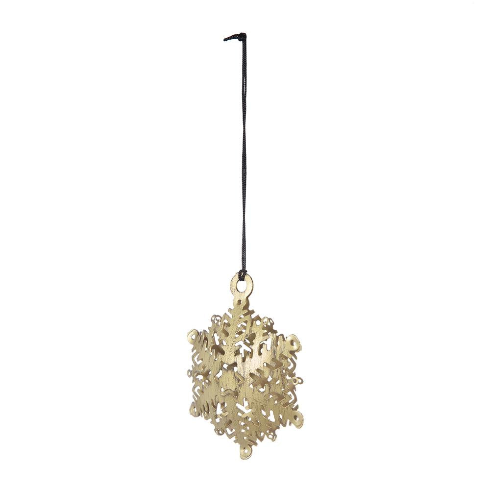 3.5x3.5" Snowflake Hanging Ornament Set of 12