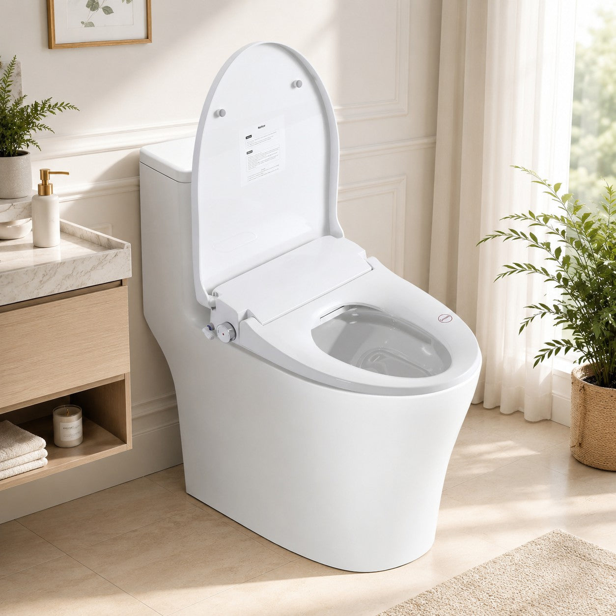 Smart Bidet Toilet Seat with Adjustable Heated Features