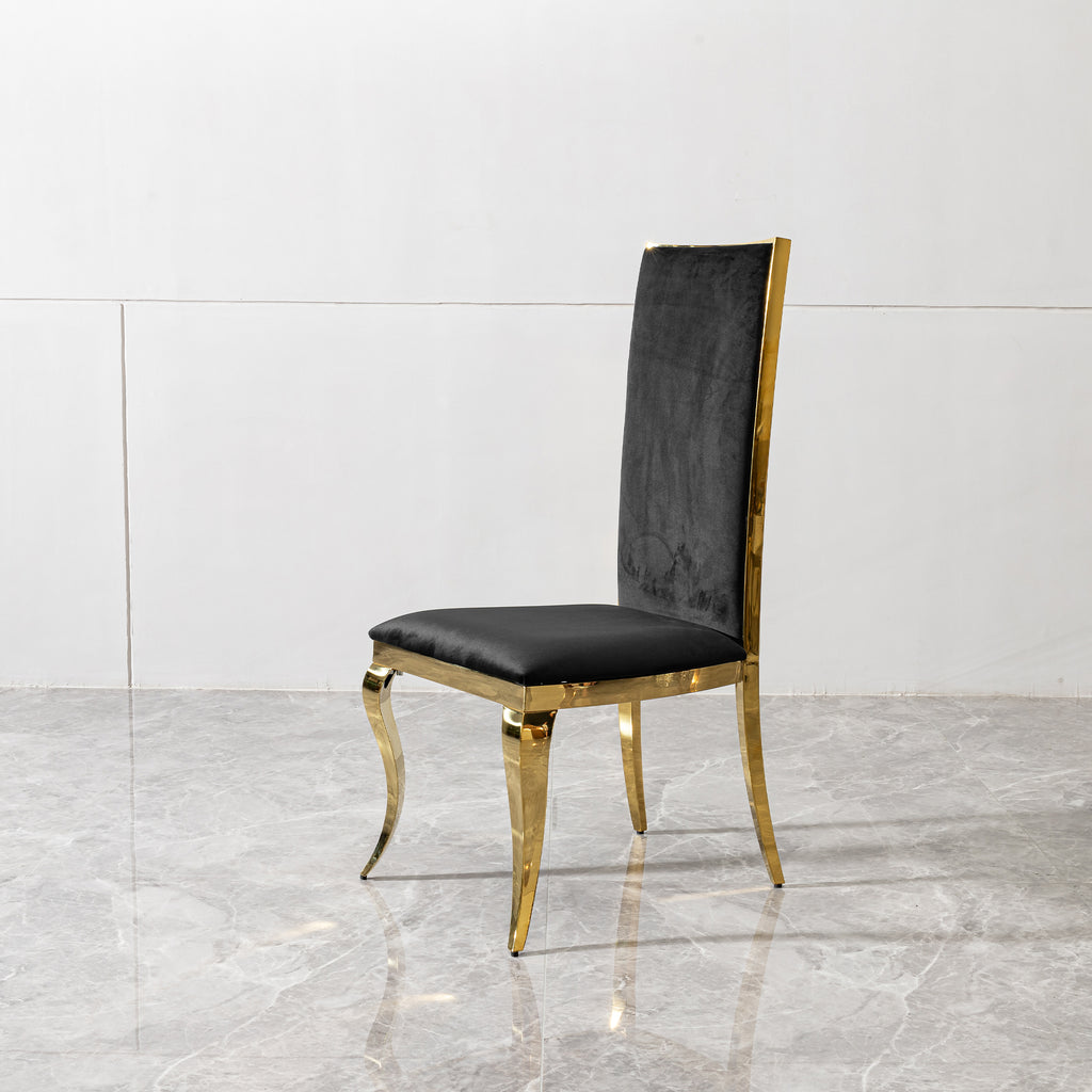 Contemporary Stainless Steel Dining Chair