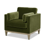 Knox 36" Modern Farmhouse Arm Chair, Olive