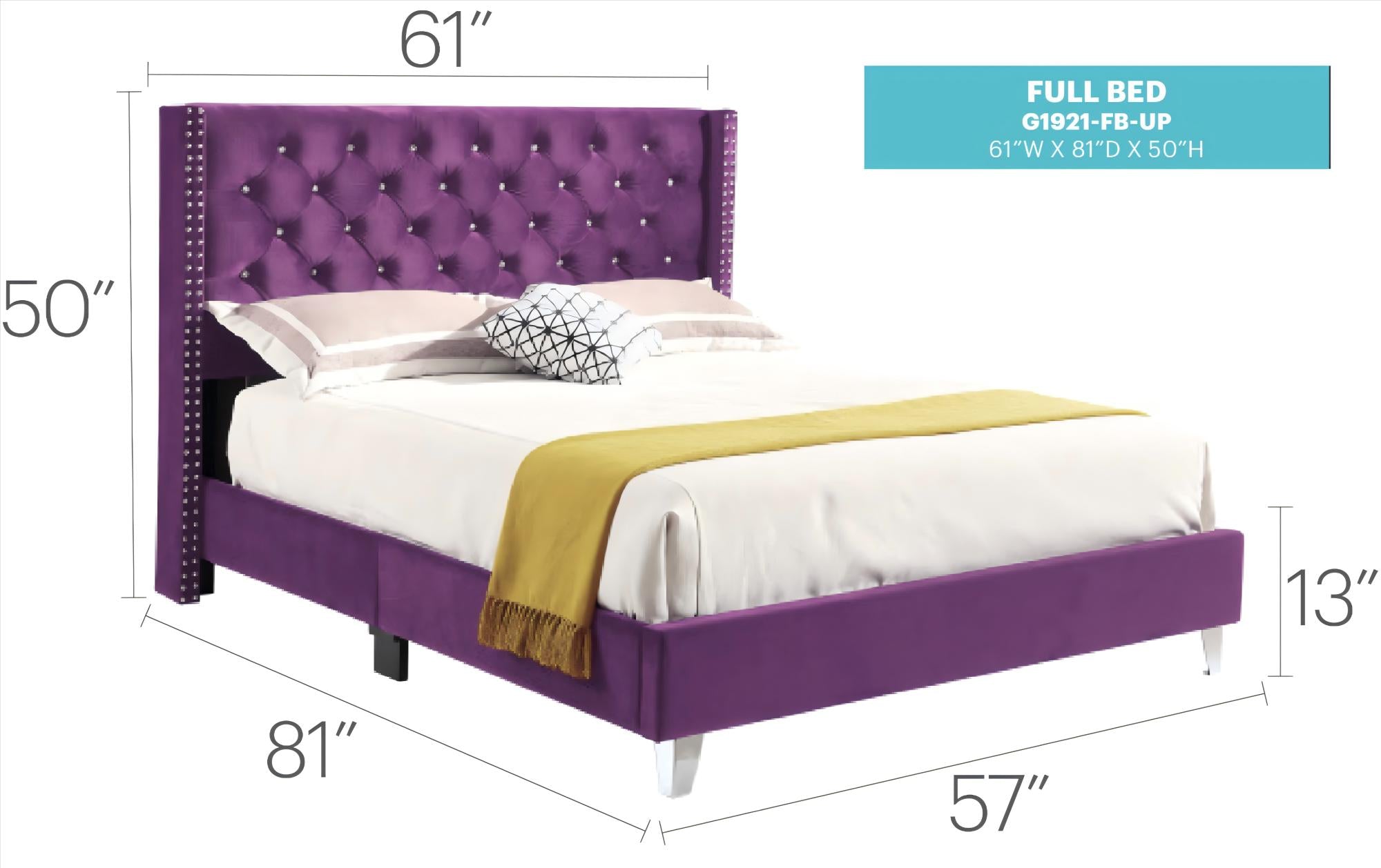 Charming Transitional Bed Frame