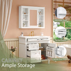 36" Bathroom Vanity with Medicine Cabinet
