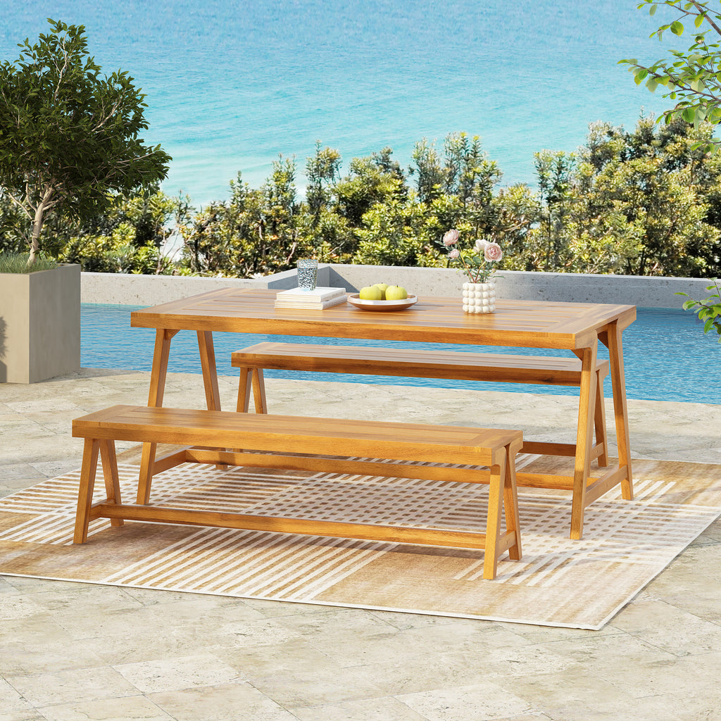 Outdoor 3-Piece Picnic Table Set