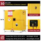 30 Gallon Flammable Safety Cabinet