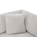 83.50" Modern Flared Arms Sofa (Beige)