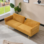 79 Inch Corduroy Sofa Bed