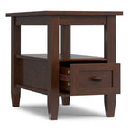 Warm Shaker Narrow Side Table