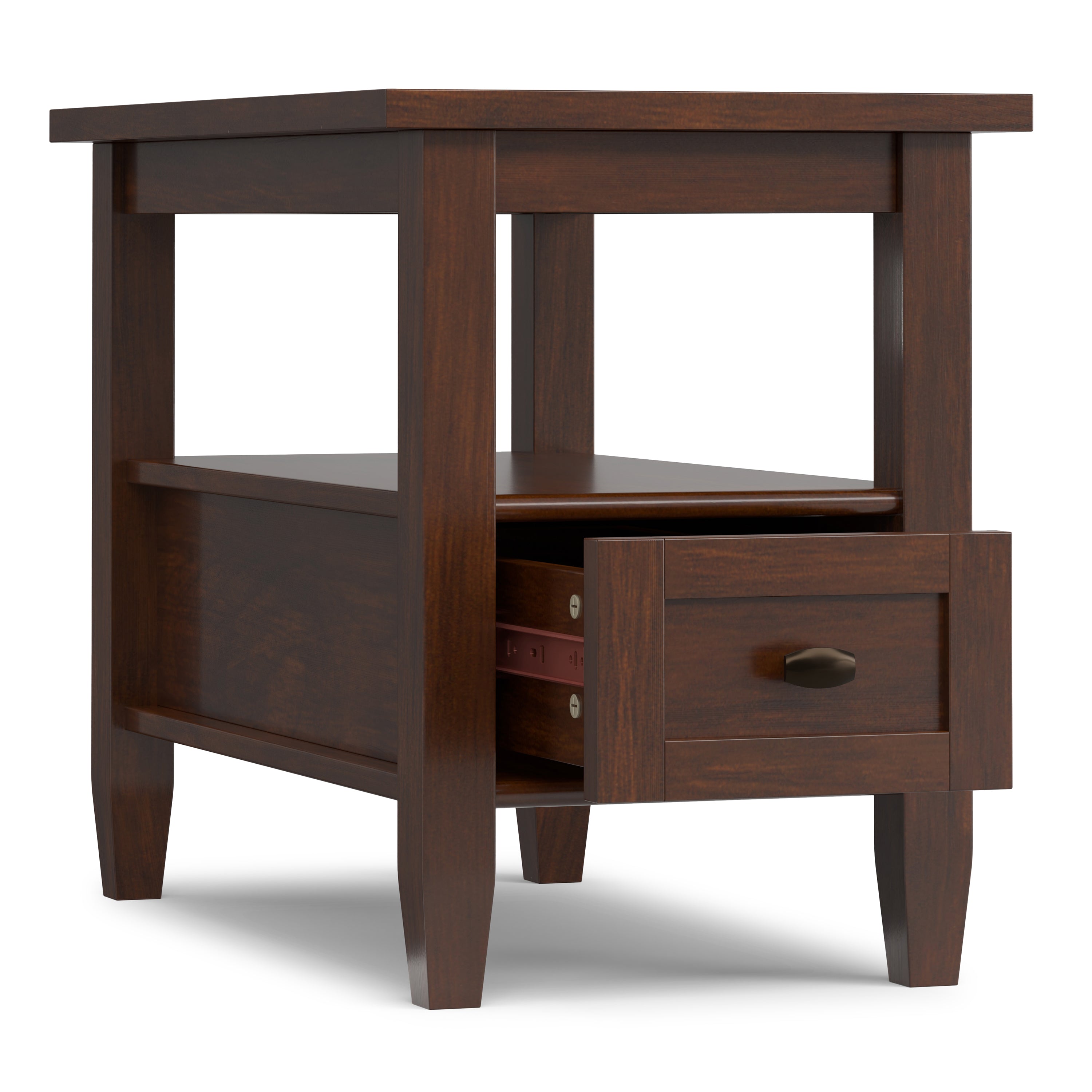 Warm Shaker Narrow Side Table