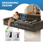 104.7" Modern 4-Seater Cloud Sofa