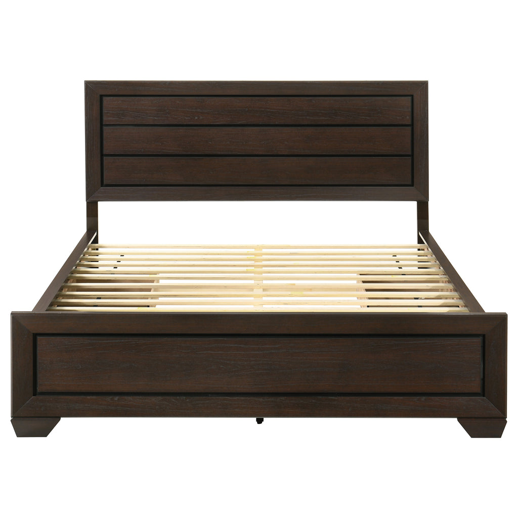 Holmgren Dark Cocoa Eastern King Storage Panel Bed