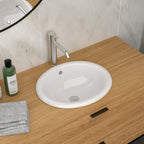 17"x15.5" Ceramic Semi-Recessed Sink