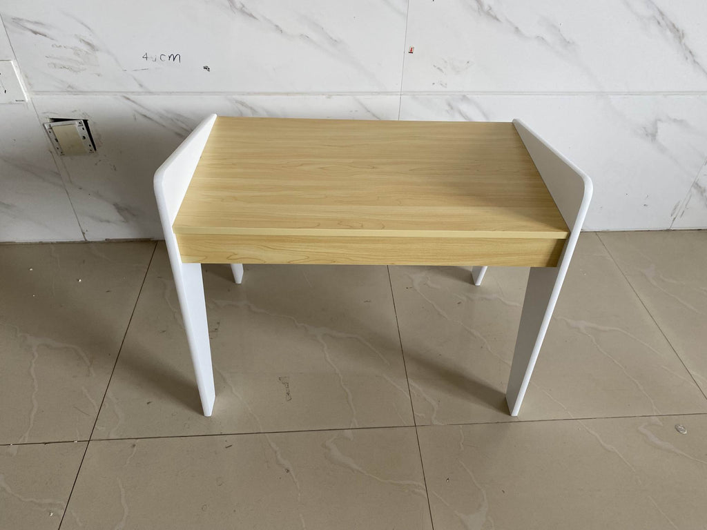Kids Table Set with One Chair, Wooden Children Study Table