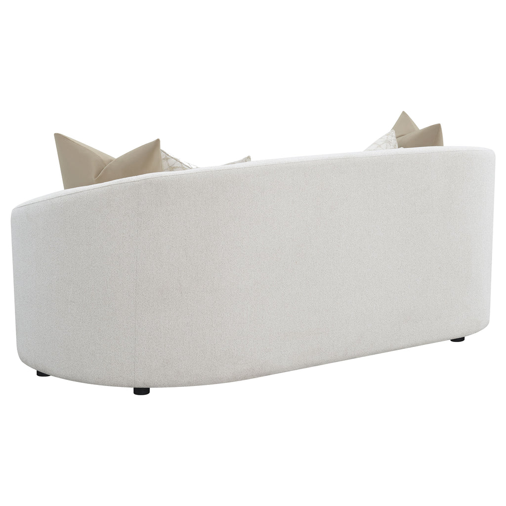 Rory Latte 3-Piece Sloped Arms Living Room Set