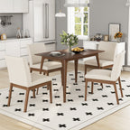 5-Piece Dining Table Set with 4 Chairs