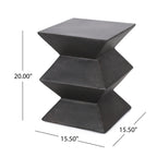 Outdoor Lightweight Concrete Side Table