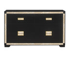 Lively Black/Gold Dresser