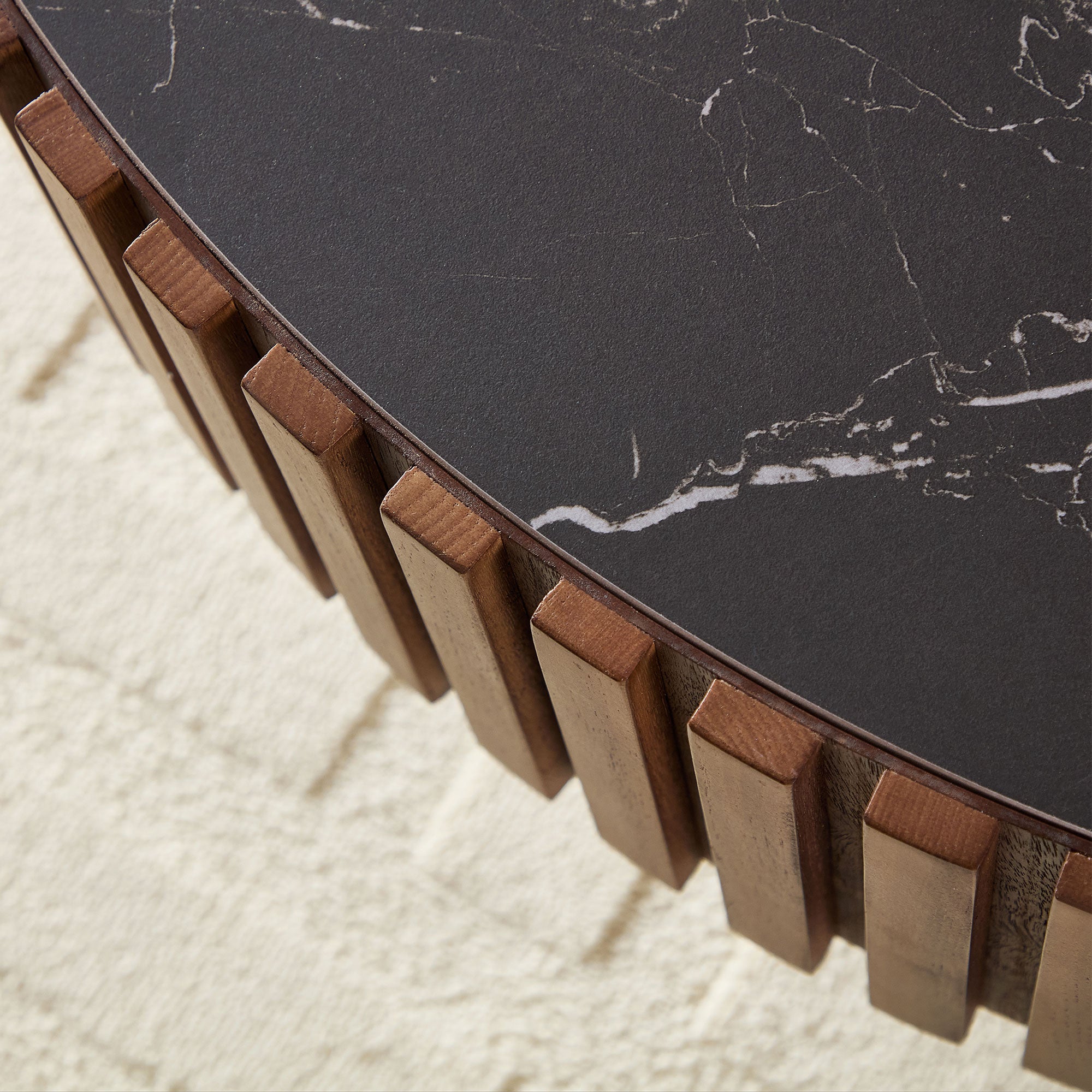 Nesting Round Sintered Stone Coffee Table