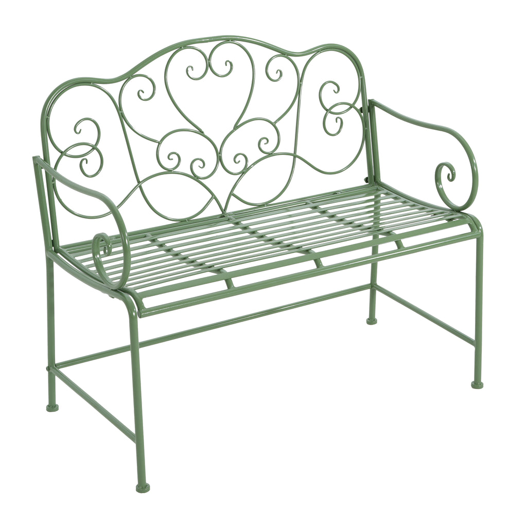 Outdoor Garden Bench - Green