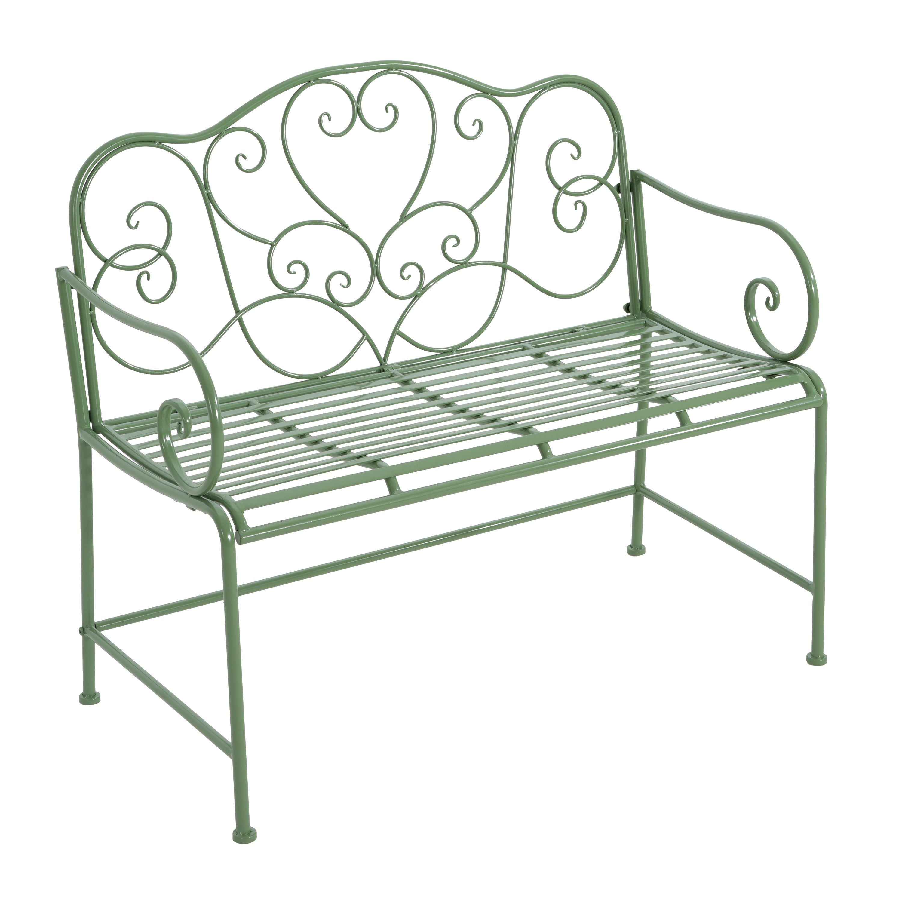 Outdoor Garden Bench - Green