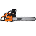 62CC Gas Powered Chainsaw, 20 Inch Oregon Chain & Bar