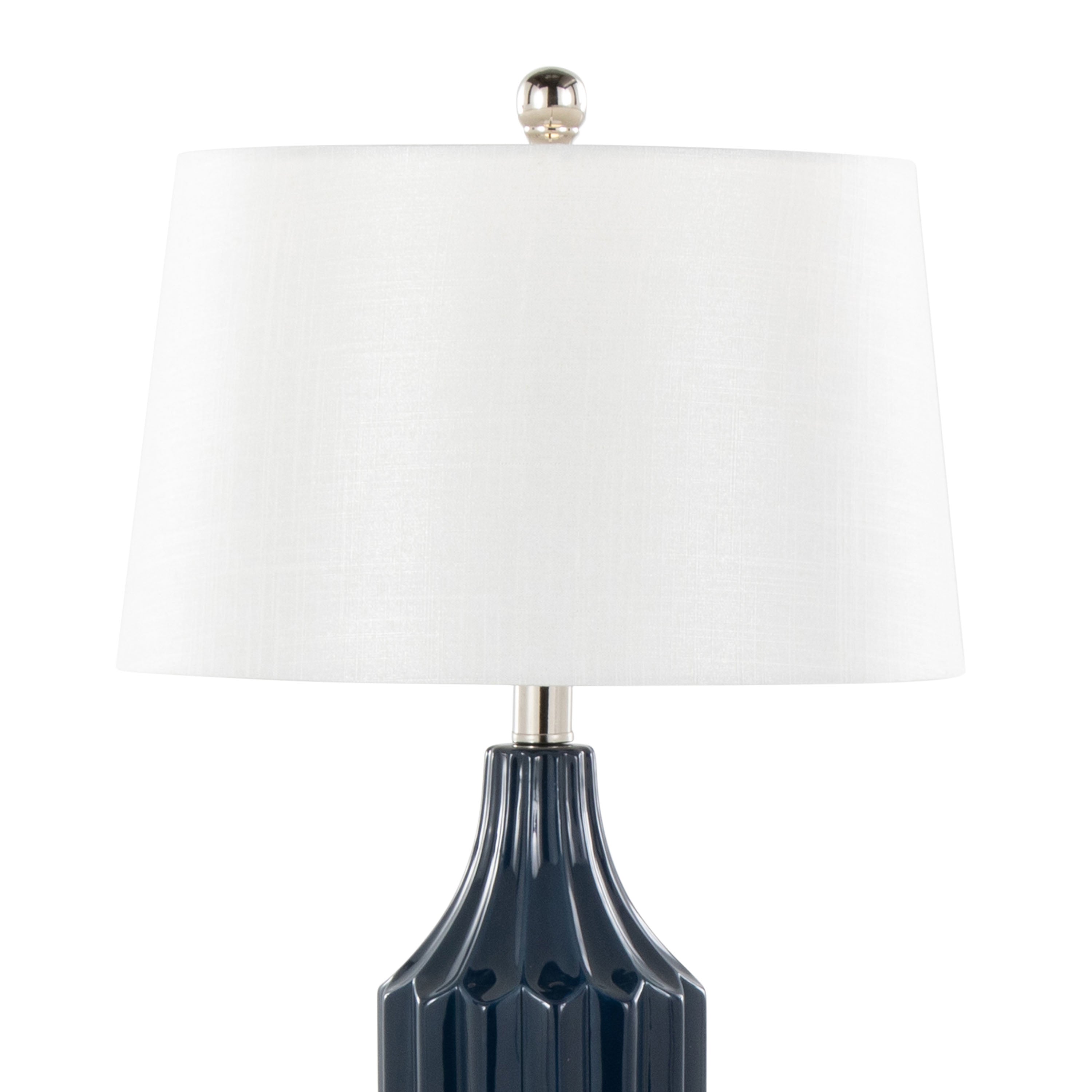 23" Contemporary Ceramic Table Lamp in Gloss