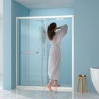 Shower Door 60" W x 72" H Single Sliding Bypass Shower Enclosure