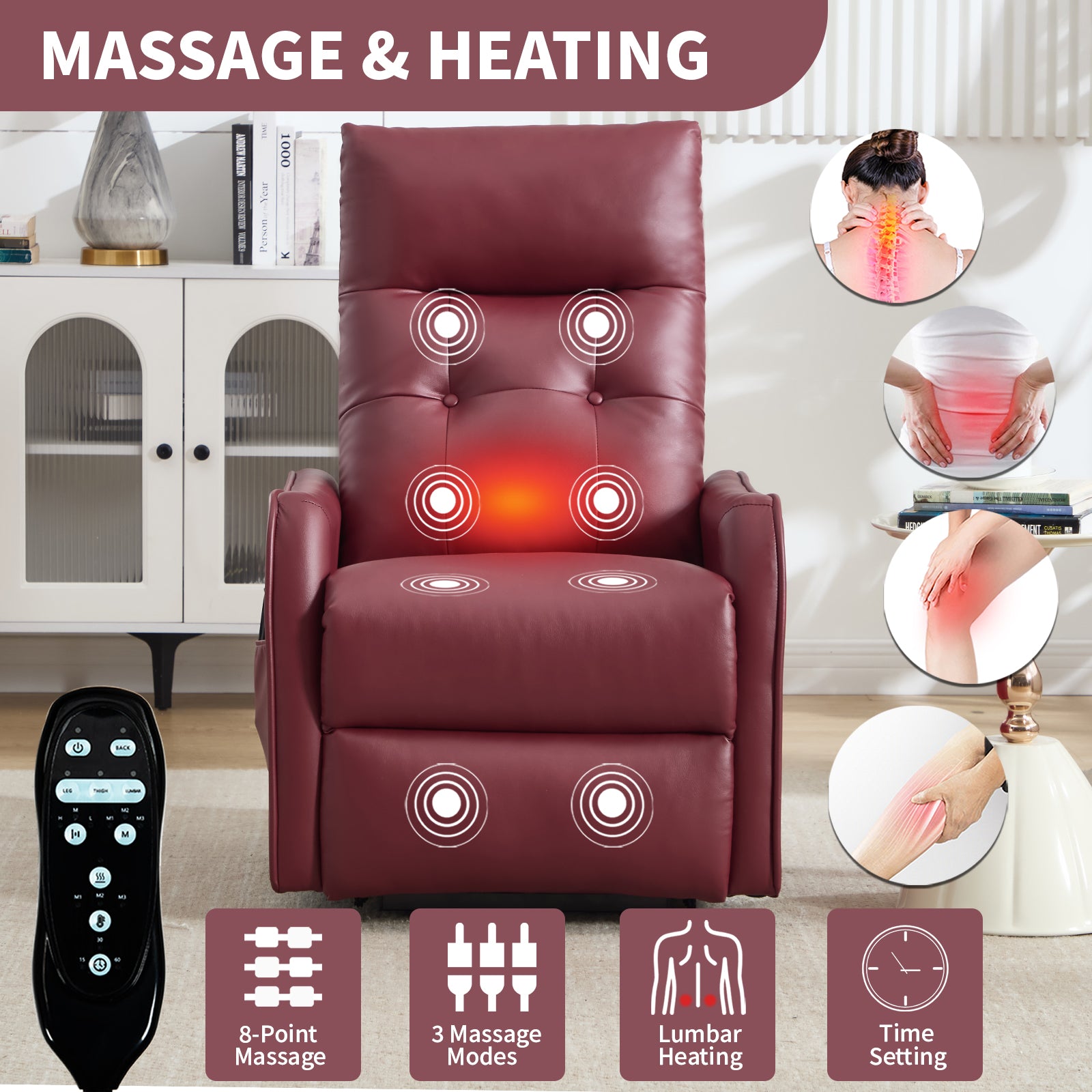 Comfortmax Wine Recliner Chair