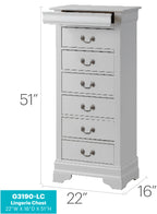 Louis Phillipe G3190-LC Lingerie Chest