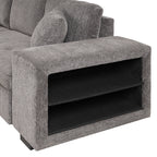 104.5" Modern L-Shape 3 Seat Reversible Sectional Couch