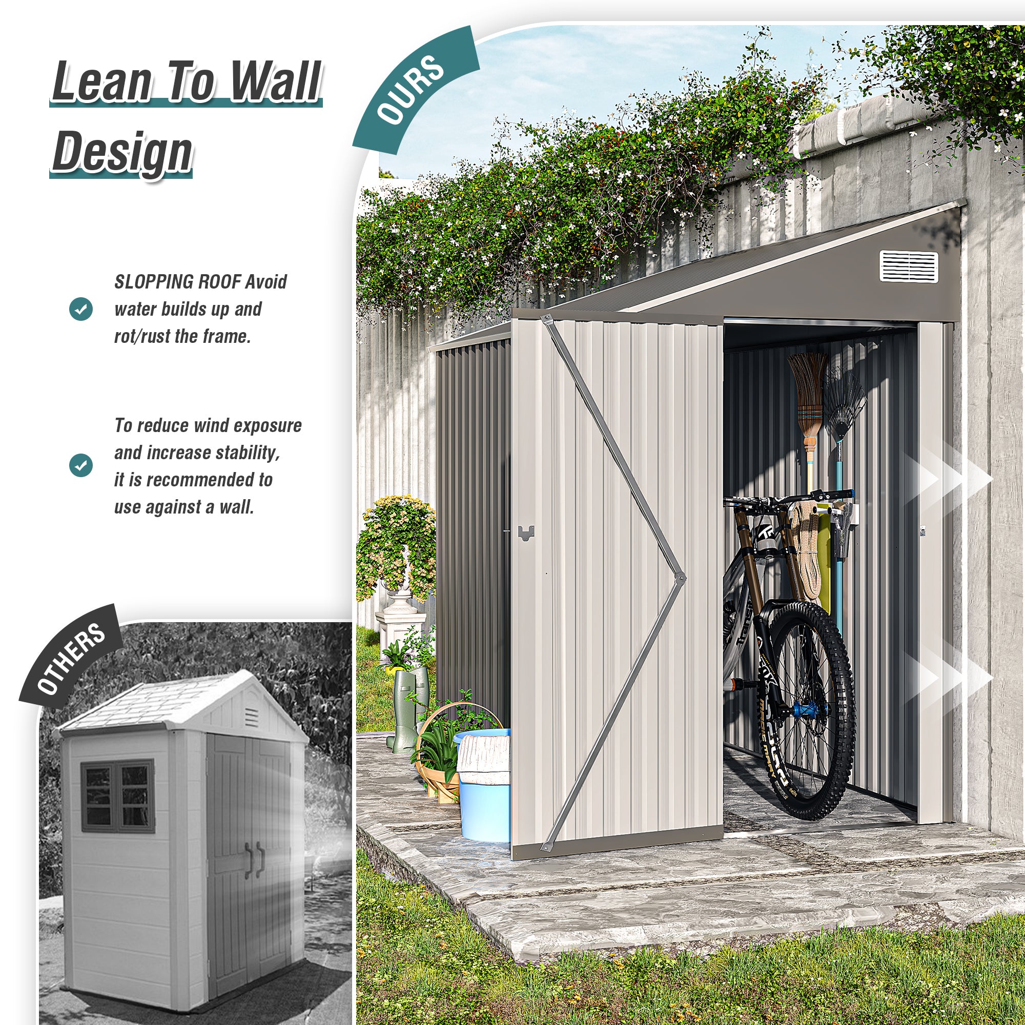 Campcraft Two-Color Storage Shed