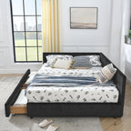 Queen Size Storage Upholstered Tufted Bed Frame